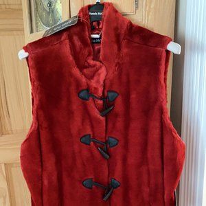 Pamela McCoy Faux Fur Vest